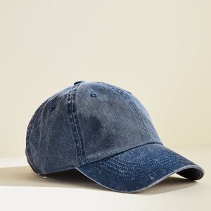 NWT UpWest Washed Denim Baseball Cap Hat $28
